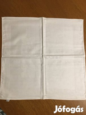 Fehér damaszt szalvéta