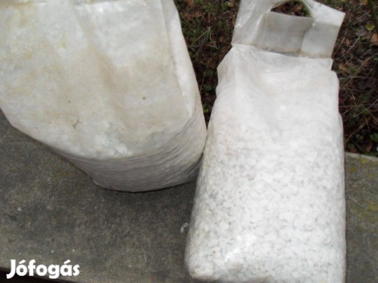 Fehér dekorkő zúzalék - 1 x 10 kg - ~ 5-20 mm közötti