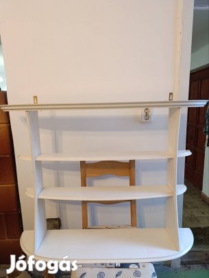 Fehér design polc