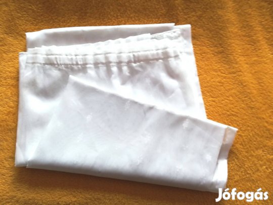 Fehér függöny,290x240 cm olcsón!/52