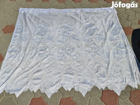 Fehér függöny 6 db