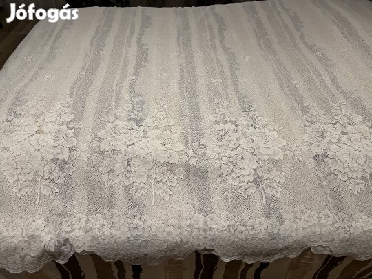 Fehér függöny  kész rövid