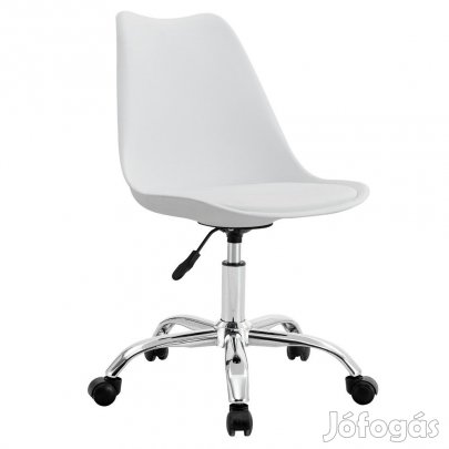 Fehér gurulós szék F94034