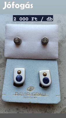 Fehér gyöngyös karkötő, színes nyaklánc , fülbevalók 