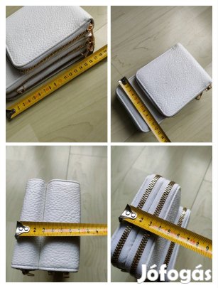 Fehér kistáska - 100% PU - Új!
