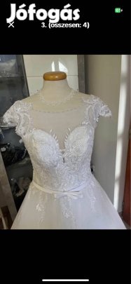 Fehér menyasszonxi ruha, szalsgavatós ruha eladó
