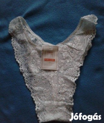 Fehér minőségi női alsónemű, bugyi, M