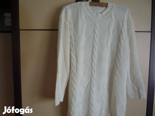 Fehér női felső, pulóver 2XL