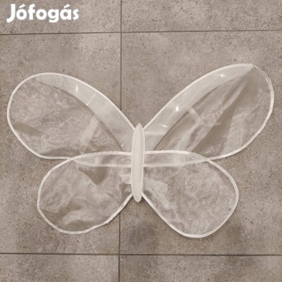 Fehér pillangószárny, lepkeszárny jelmez Ikea