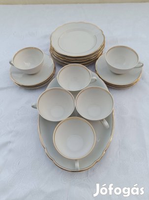 Fehér reggeliző készlet