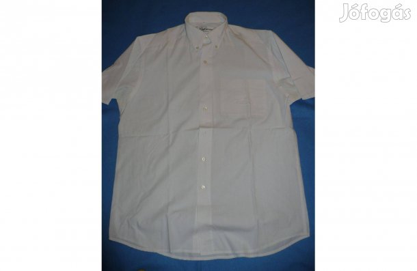 Fehér rövid ujjú férfiingek, M-es méret