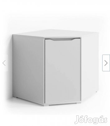 Fehér sarokszekrény 