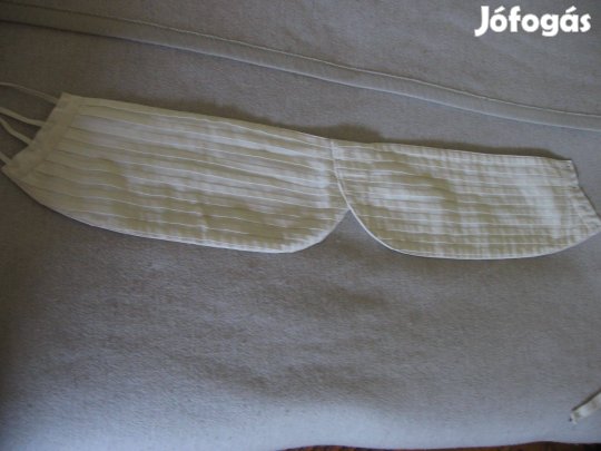 Fehér spanyol öv, erős vászon, régi