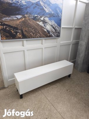 Fehér színű 1ajtós tv-állvány