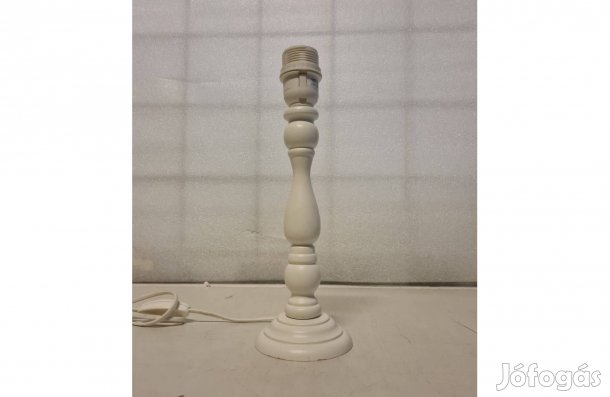 Fehér színű fa asztali lámpa 30 cm , Light & Living