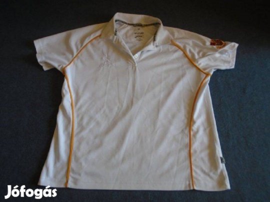 Fehér színű galléros póló 15-16 évesre (méret 170 / 176)