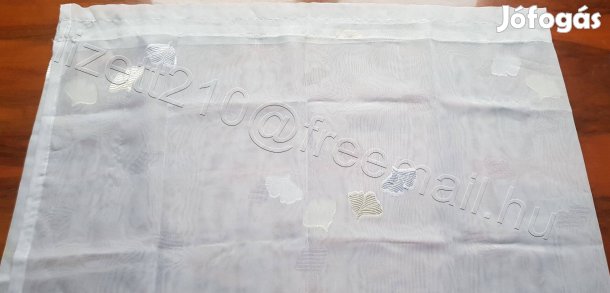 Fehér színű konyhai függöny A