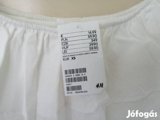 Fehér top, H&M