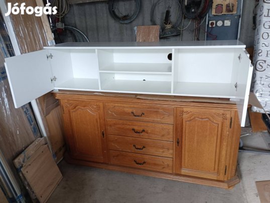 Fehér tv szekrény