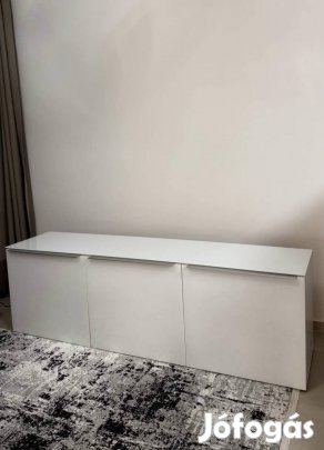Fehér üveg tv szekrény eladó