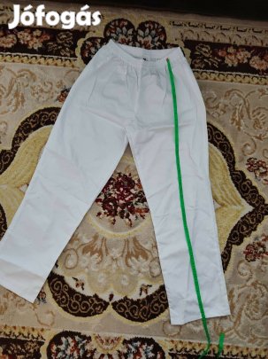 Fehér vászon nadrág női