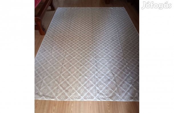 Fehér virágos függöny 246 x 176 cm - Újszerű