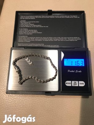 Fehérarany 14k karlánc/karkötő - magyar fémjeles