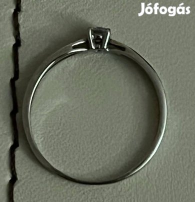 Fehérarany - gyémánt eljegyzési gyűrű