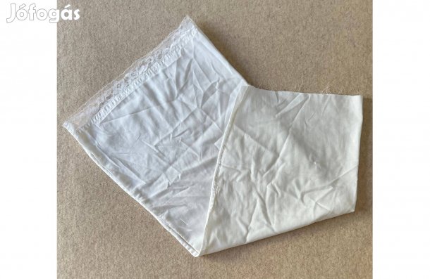 Fehérnemű - alsószoknya, női, félkész fehér M