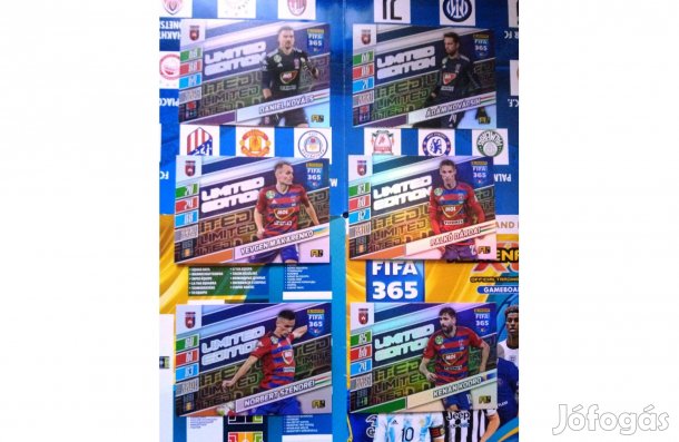 Fehérvár XXL Limited teljes sor Panini Fifa 365 2022 kártya