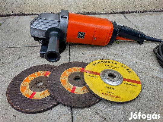 Fein sarokcsiszoló 180 mm lágyindítás