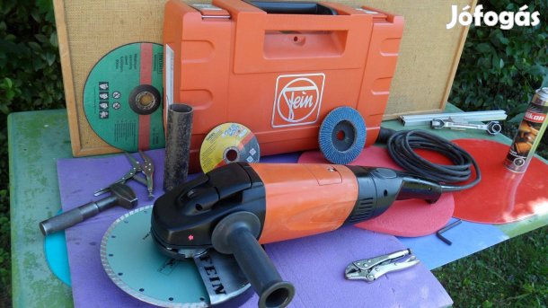 Fein új sarok köszörű csiszoló 2550 W flex eredeti állvánnyal is