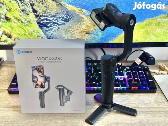 Feiyutech VLOG Pocket okostelefon gimbal - újszerű, dobozában