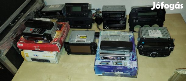 Fejegység, autórádió csomag 14db egyben olcsón