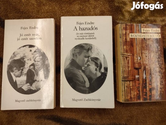Fejes Endre könyvcsomag 3 darab könyv