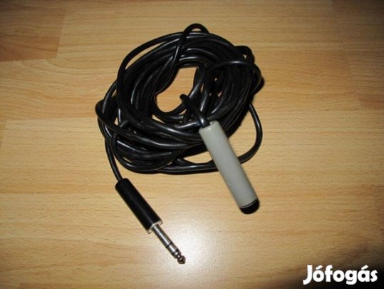 Fejhallgató hosszabbító kábel 6.3 mm jack csatlakozókkal 3 méter régi