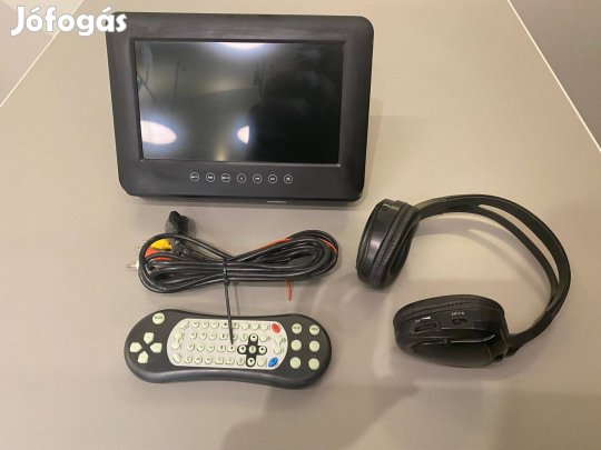 Fejtámlára rögzíthető DVD lejátszó 2 db