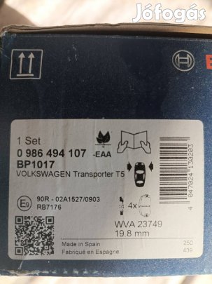 Fékbetét első Wv T5 1 