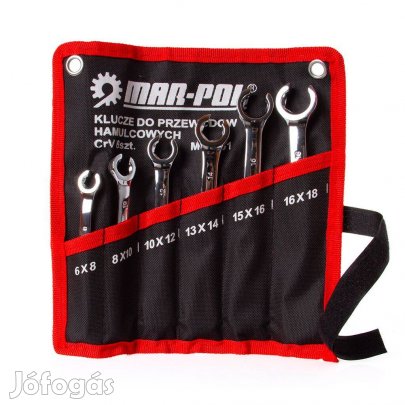 Fékcsőkulcs készlet 6 részes M58161