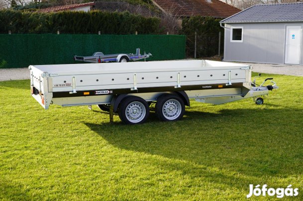 Fékes - alsókerekes - 2000kg-os új utánfutó most bruttó 1.690.000 Ft