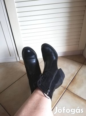 Fekete 39 es bokacsizma 