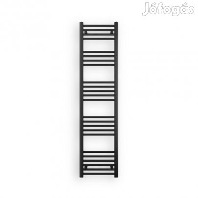 Fekete 400x1600mm törölközőszárítós fürdőszobai radiátor Welland Lux