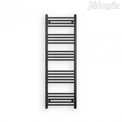 Fekete 500x1500mm törölközőszárítós fürdőszobai radiátor Welland Lux