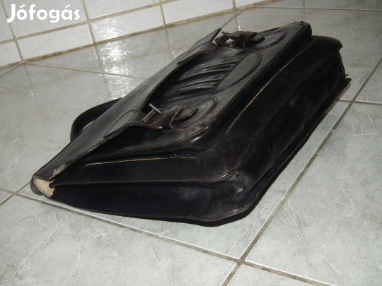 Fekete Blázek & Anni jellegű bőrtáska valódi bőr táska nr.34