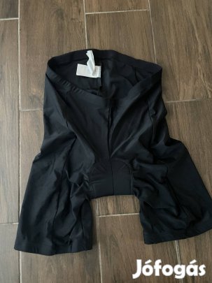 Fekete Dechatlonos biciklis rövidnadrág új 