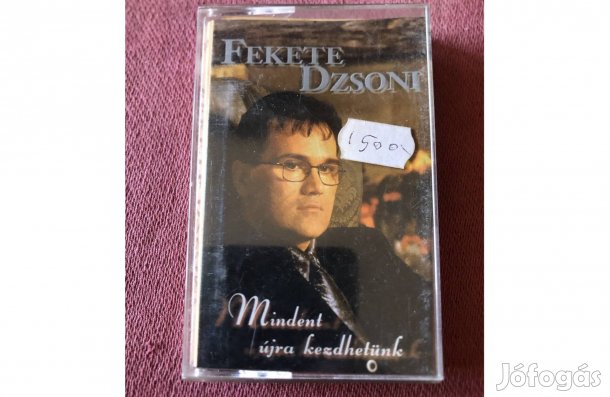 Fekete Dzsoni kazetta 2500 Ft