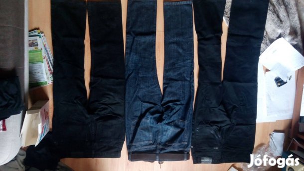 Fekete Farmer hosszúnadrág 32