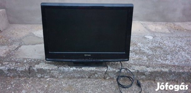 Fekete Funai 22" LCD TV javításra vagy alkatrésznek. Küldés ok