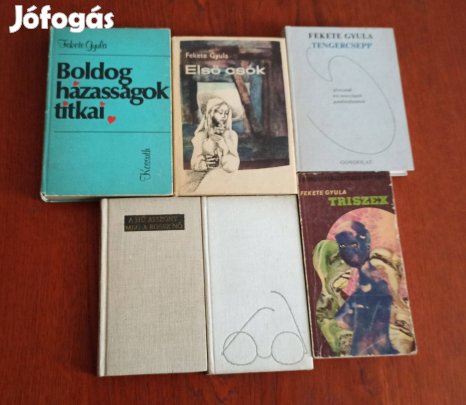 Fekete Gyula könyvcsomag / 6 db könyv