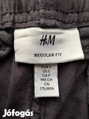 Fekete H&M vászon nadrág 